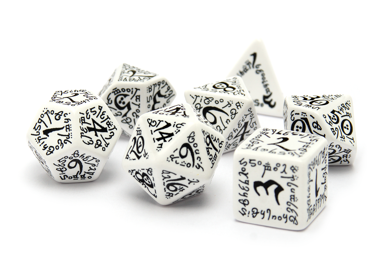 thumbnail image 2 of Ultra Pro 12-Set D6 White Dice With Black Large Numbering, White With Black 2 of 9