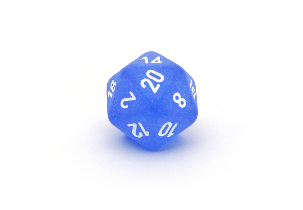 Chessex Frosted Blue Free And Fast Shipping Diceroll Uk