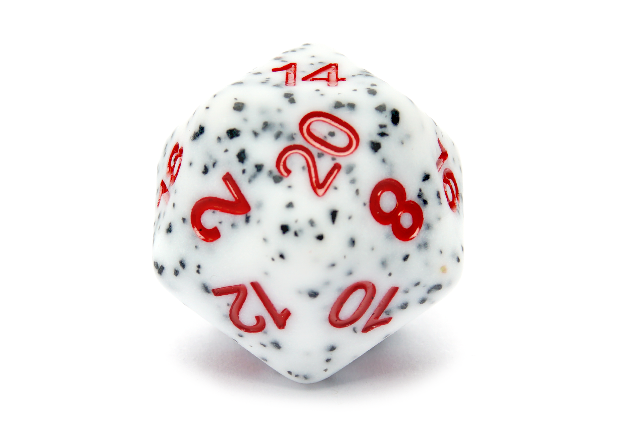 Granite Dice - White