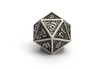 Metal Gothic Maze Dice