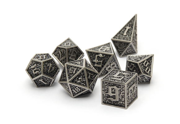 Metal Gothic Maze Dice | Free & Fast Shipping | DiceRoll UK