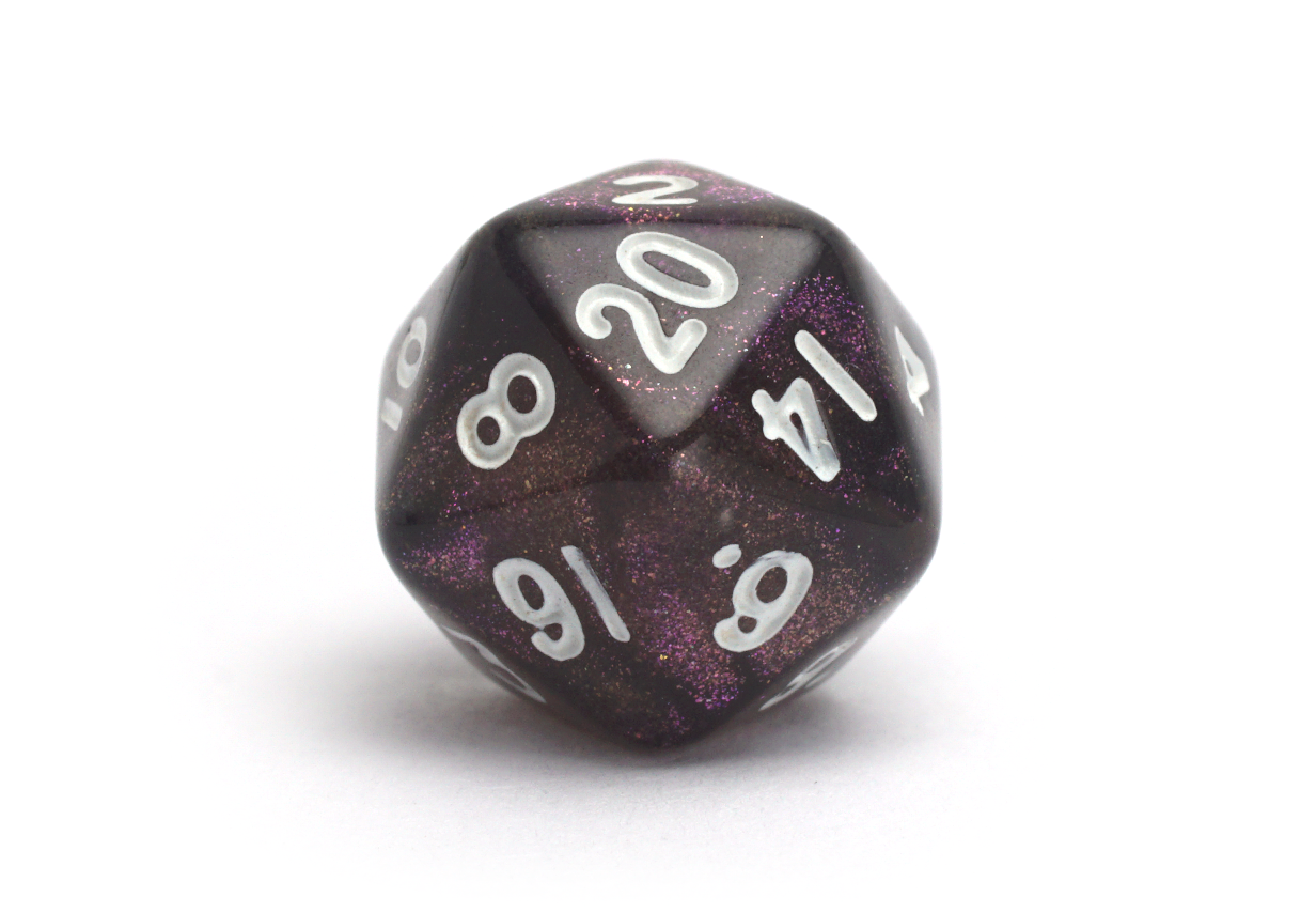 Mythic Mini Dice - Purple Nebula