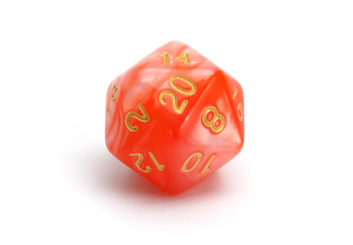 Pearlescent Dice - Red