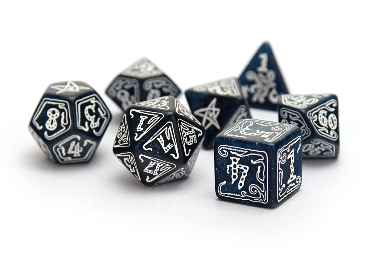 Set Di Dadi Q-Workshop Abyssal Per Call Of Cthulhu - Nuovo In Scatola