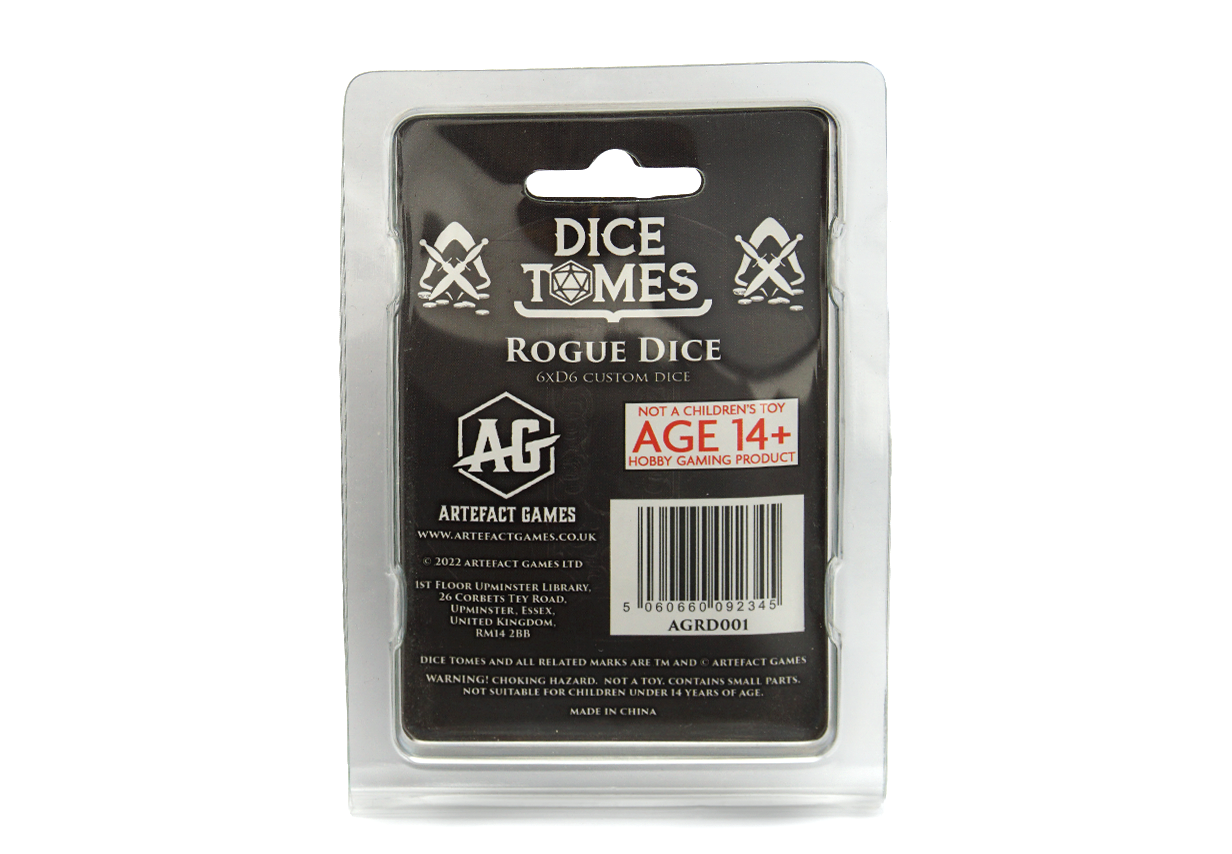 Dice Tomes - Dice Block | 6 x D6 | Rogue