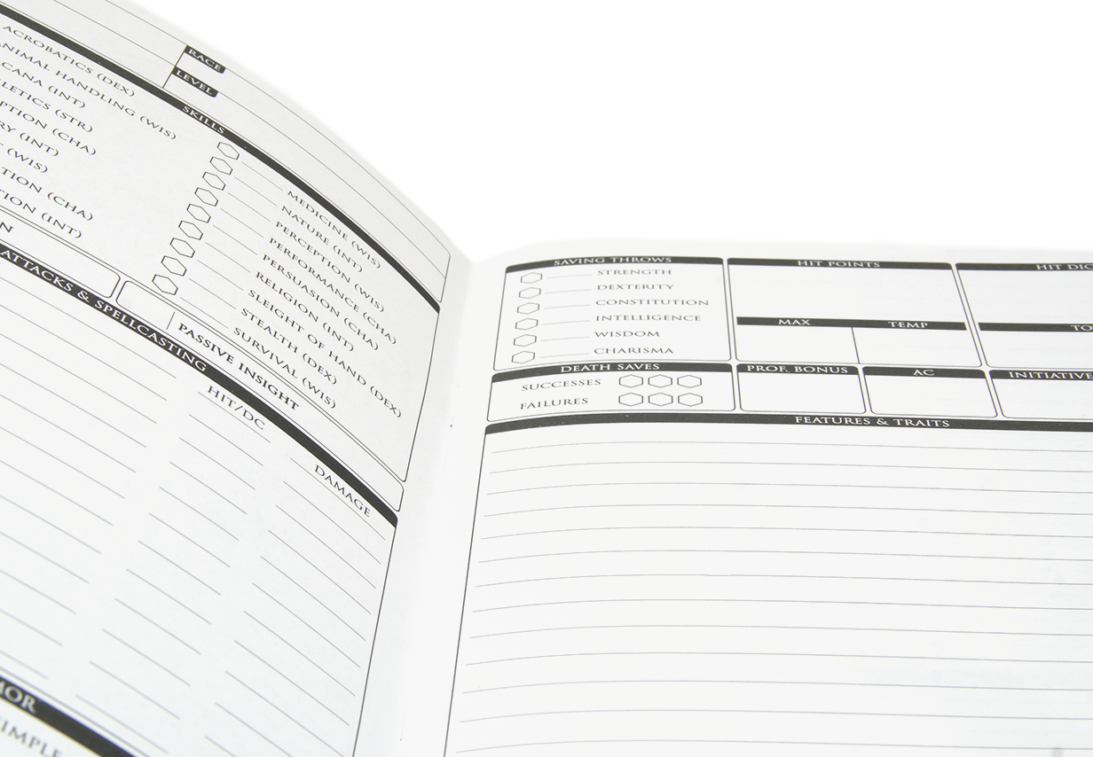 Dice Tomes - Character Journal | Monk