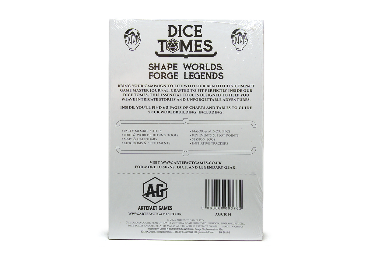 Dice Tomes - Game Master Journal