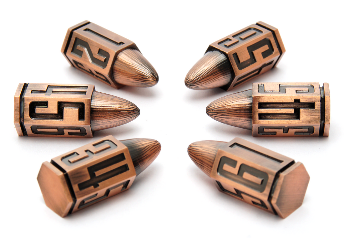 Six-Shooter Bullet D6 Dice | Free & Fast Shipping | DiceRoll UK