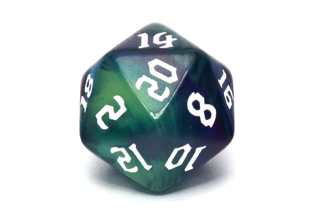 Dark Magic Dice - Warlock Green