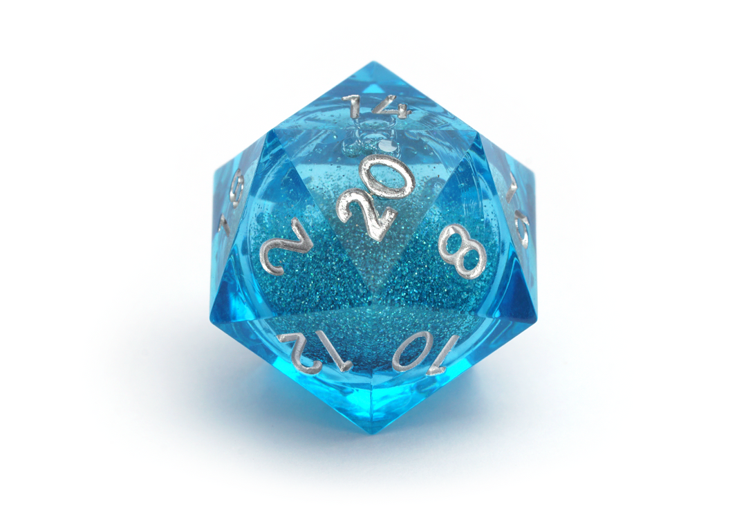Liquid Core Dice - Blue