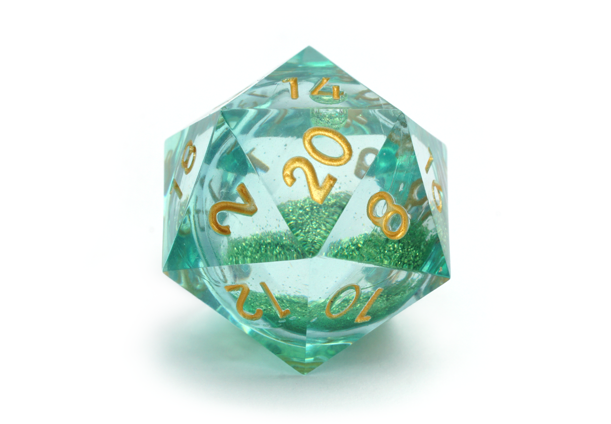 Liquid Core Dice - Green