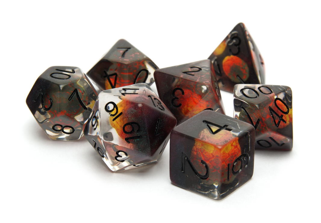 Fossilised Egg Dice Full Set