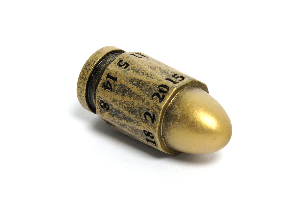 Gold Bullet Dice Set