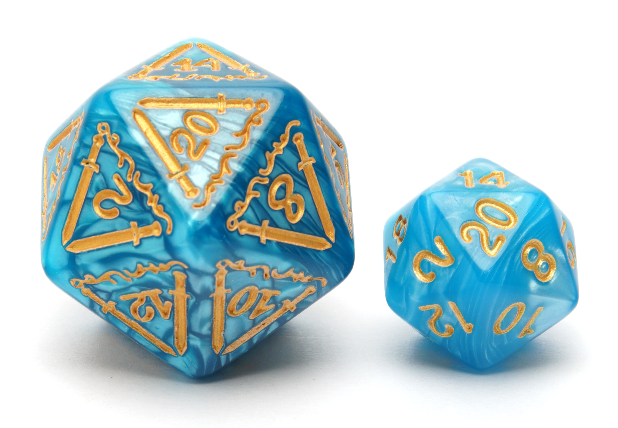 Goliath Giant Dice | Aquamarine