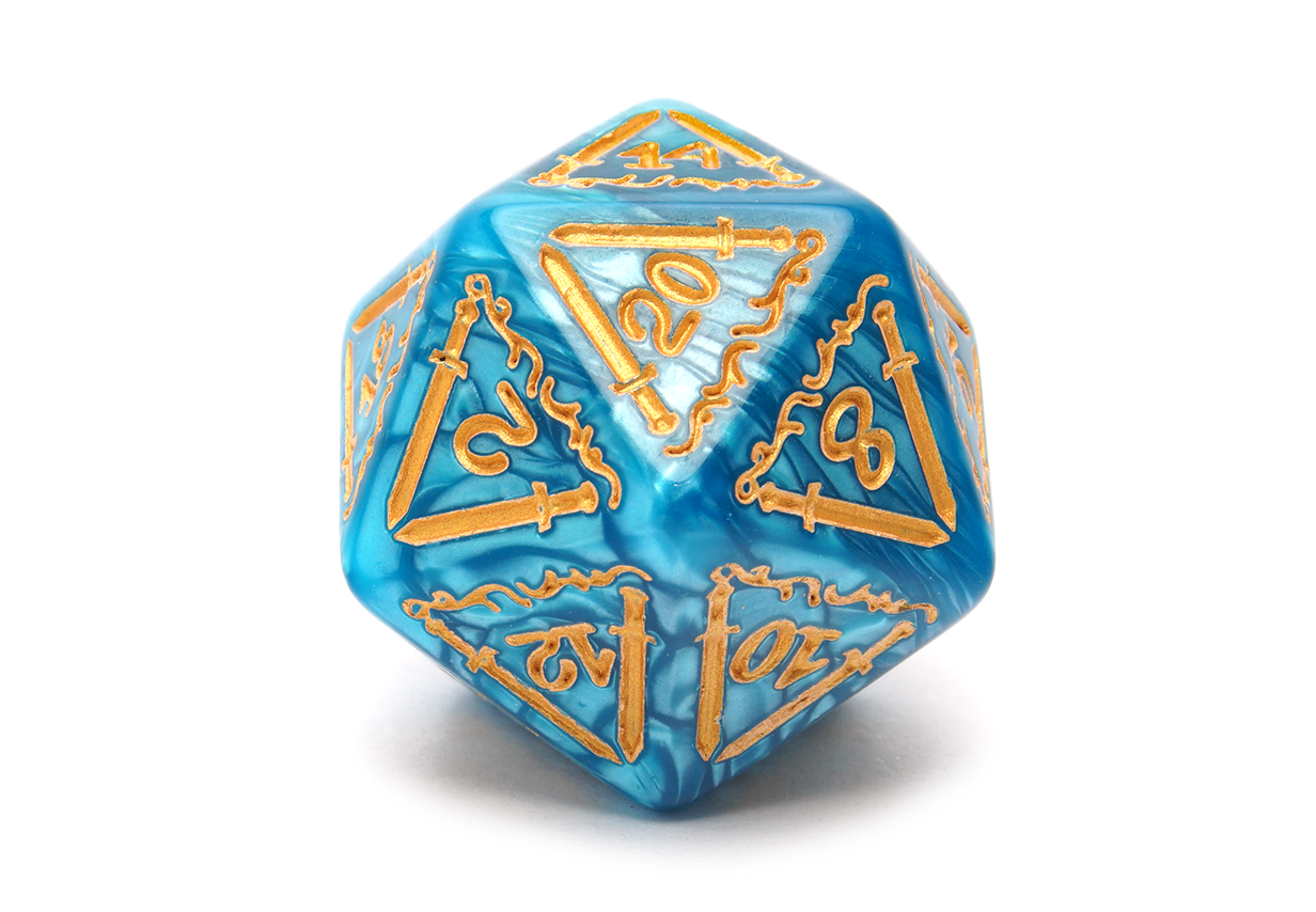 Goliath Giant Dice | Aquamarine