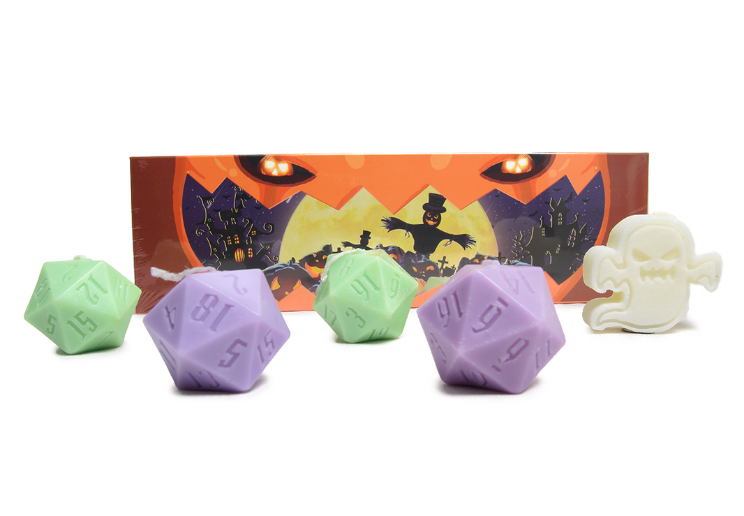 Halloween D20 Scented Candles