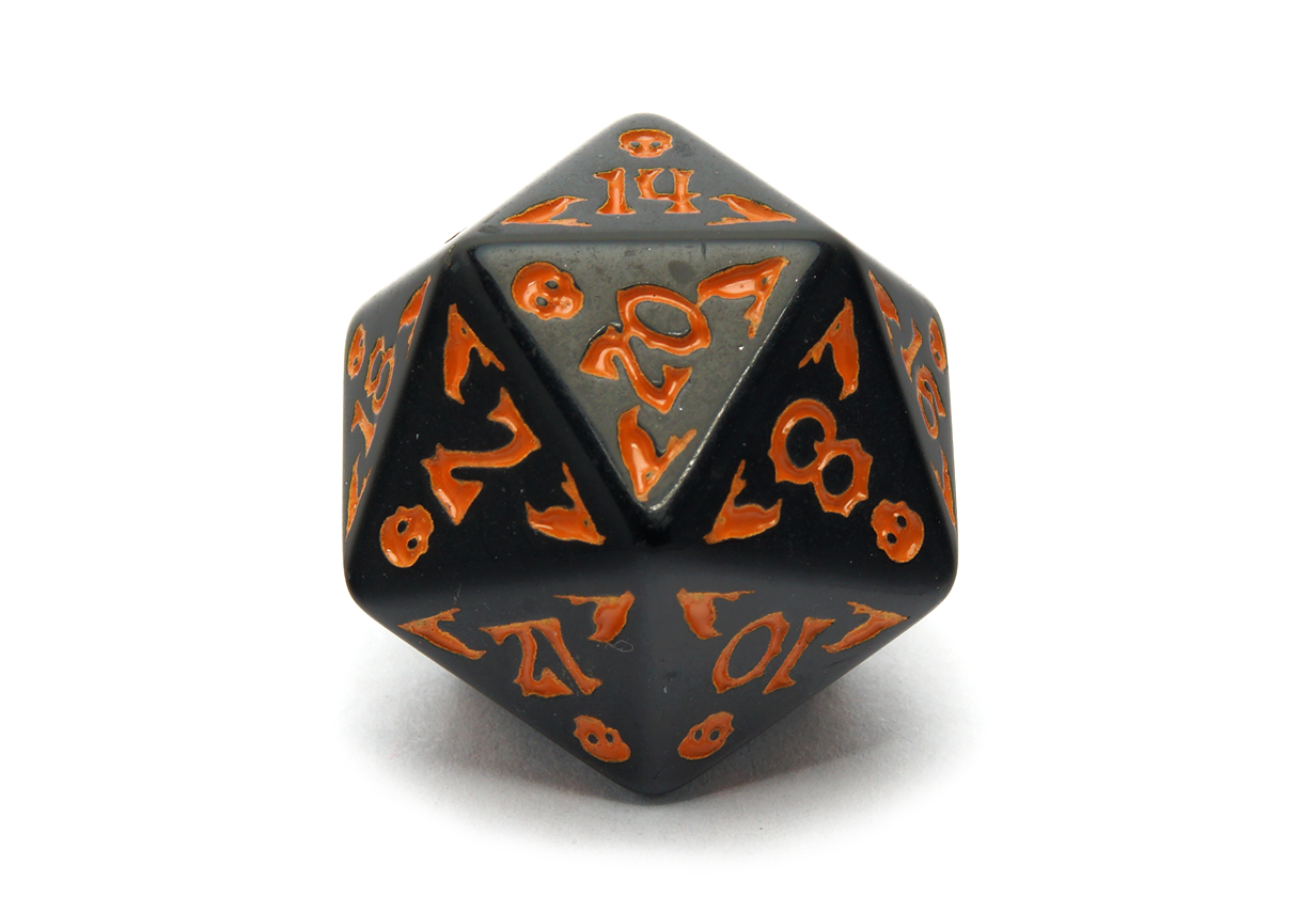 Halloween Spooks & Scares Dice | Black & Orange