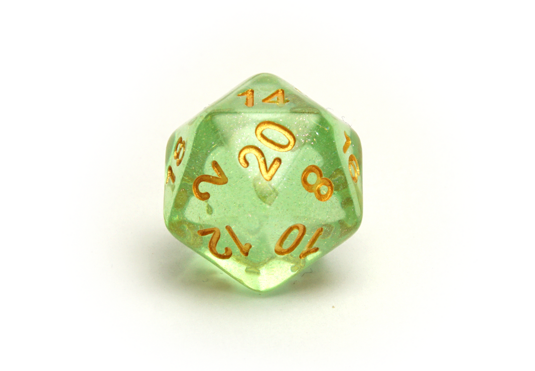 Iridescent Dice | Green