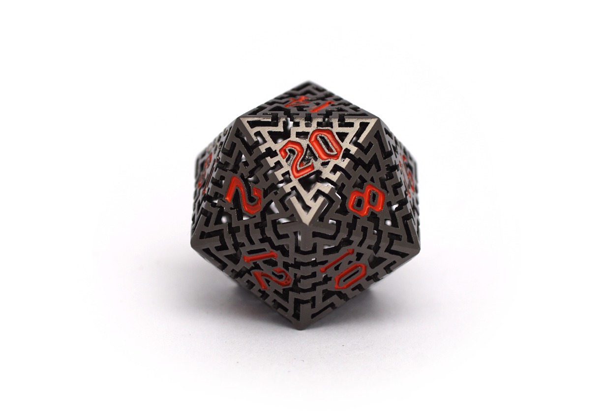 Labyrinthine Dice | Black