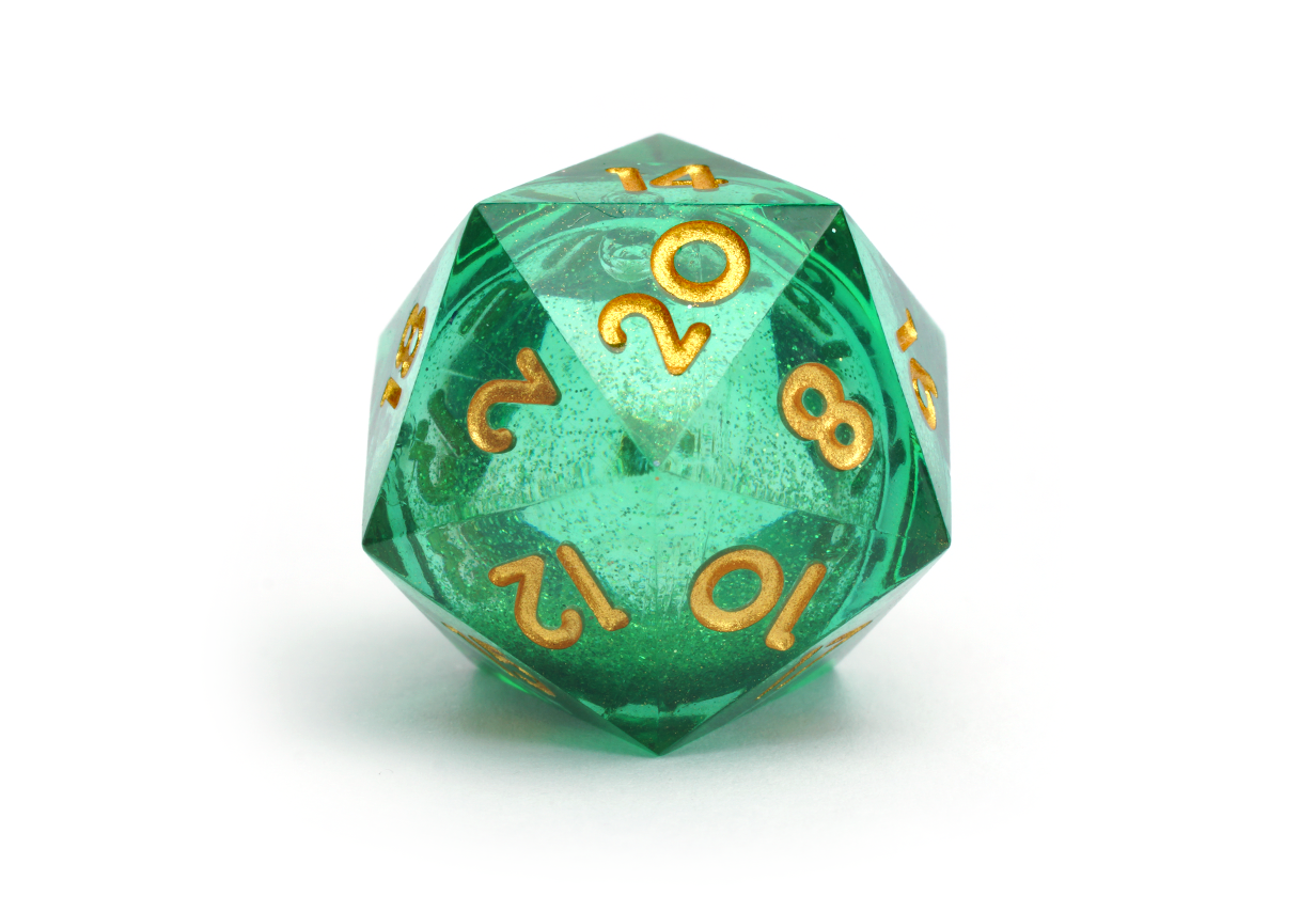 Liquid Core Dice - Dark Green