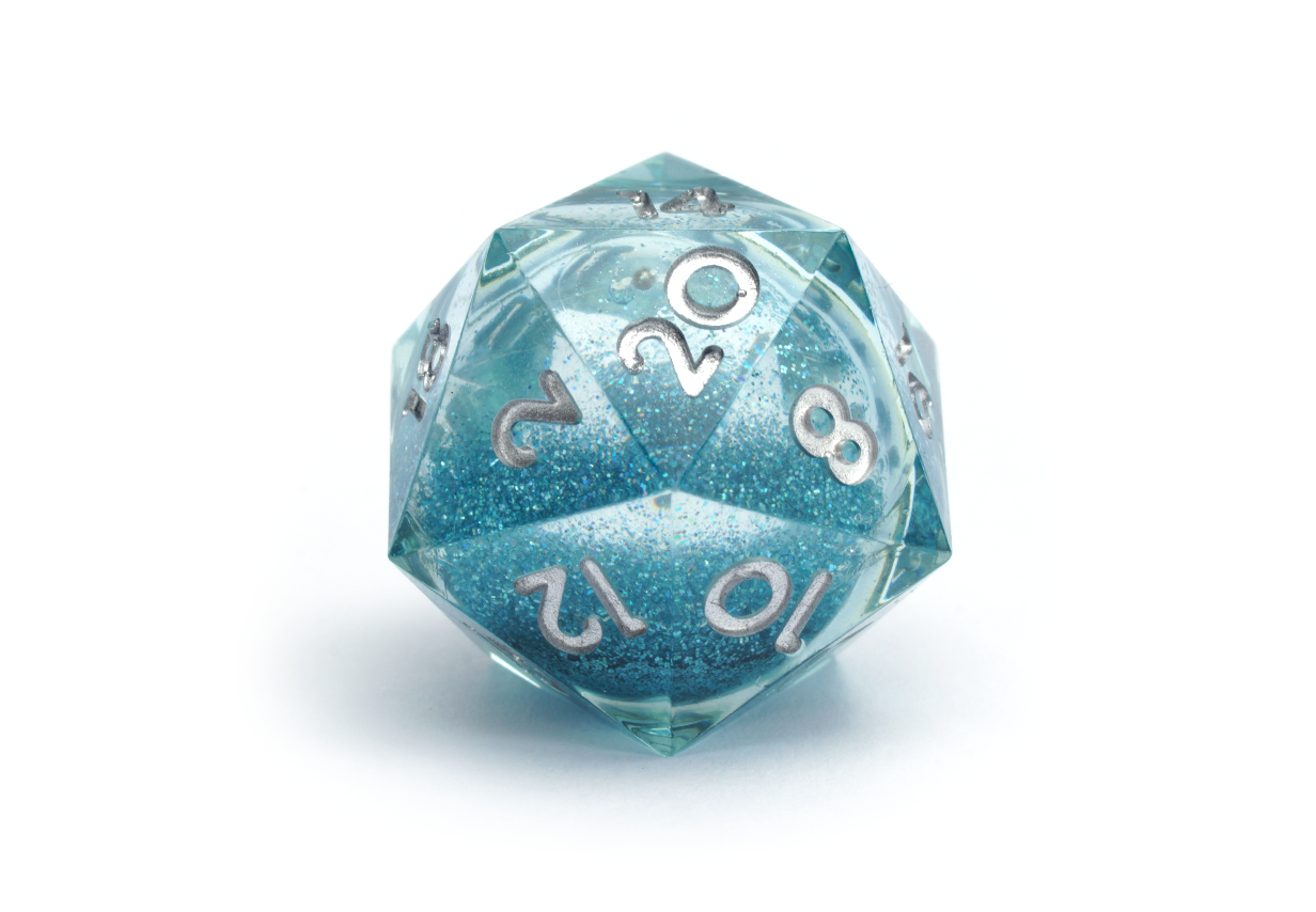 Liquid Core Dice - Light Blue