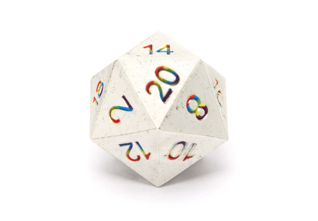 Machined Metal | Silver & Rainbows