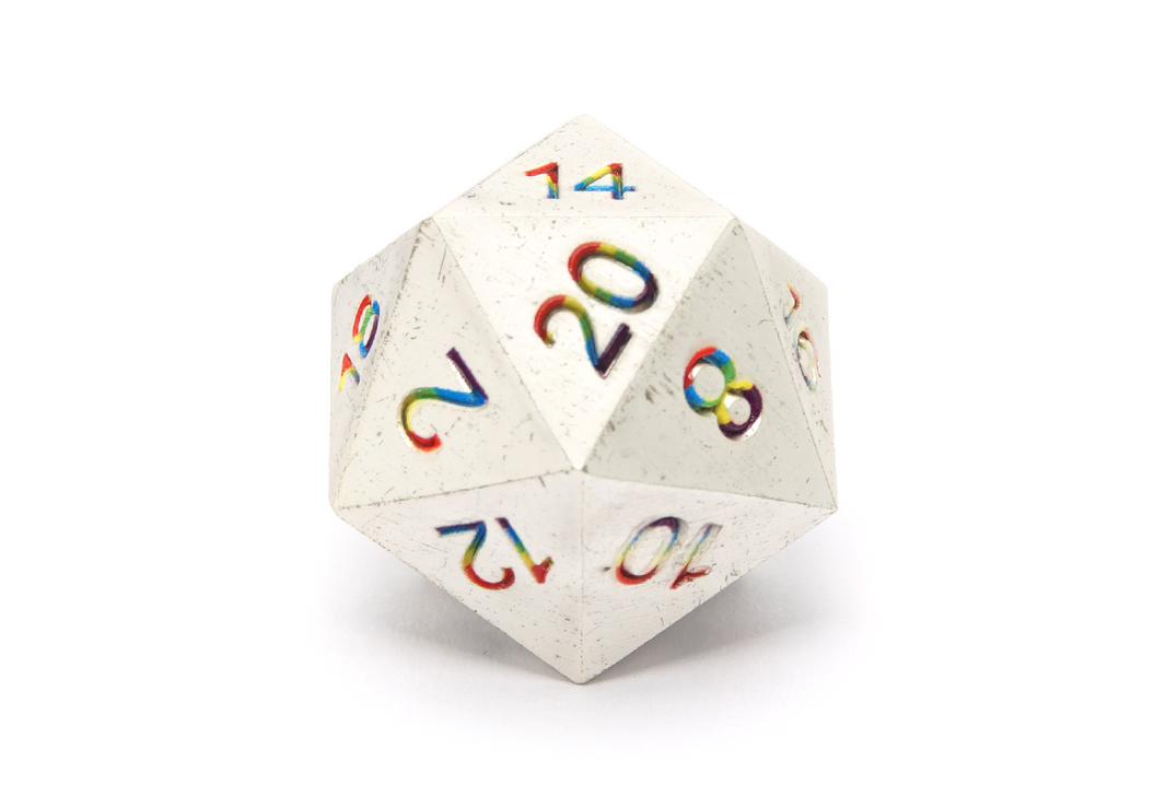 Machined Metal | Silver & Rainbows