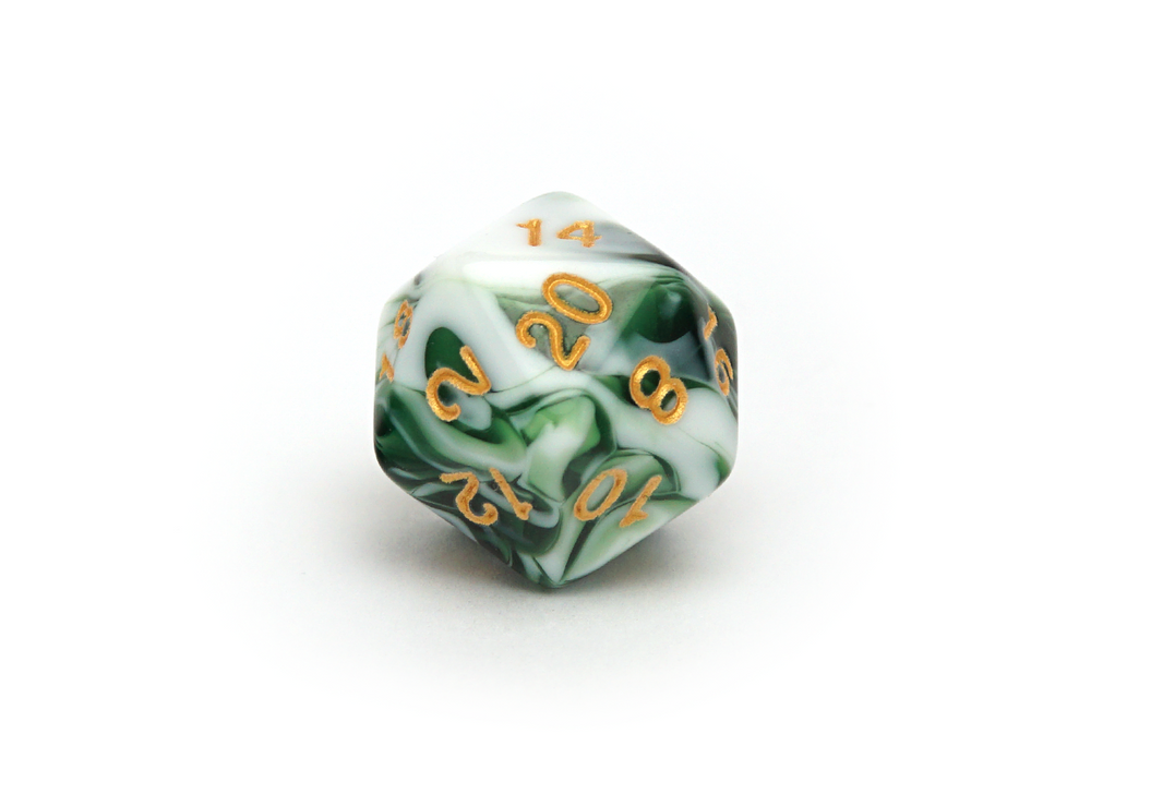 Marble Dice | Emerald
