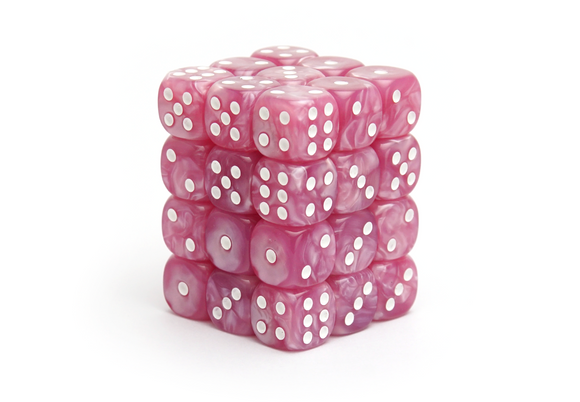 Pearlescent Dice Block - Pink | 36x12mm D6