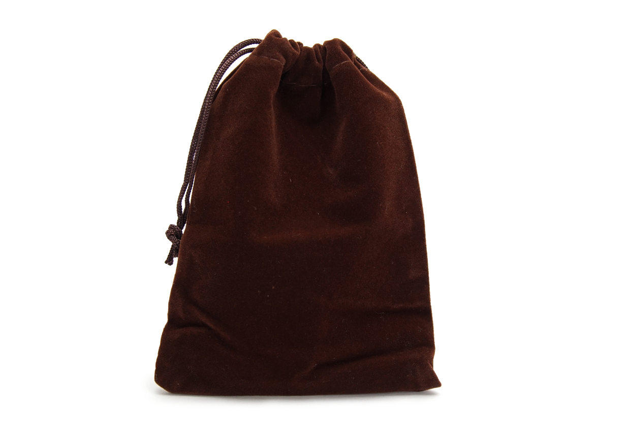 Plain Dice Bag - Brown
