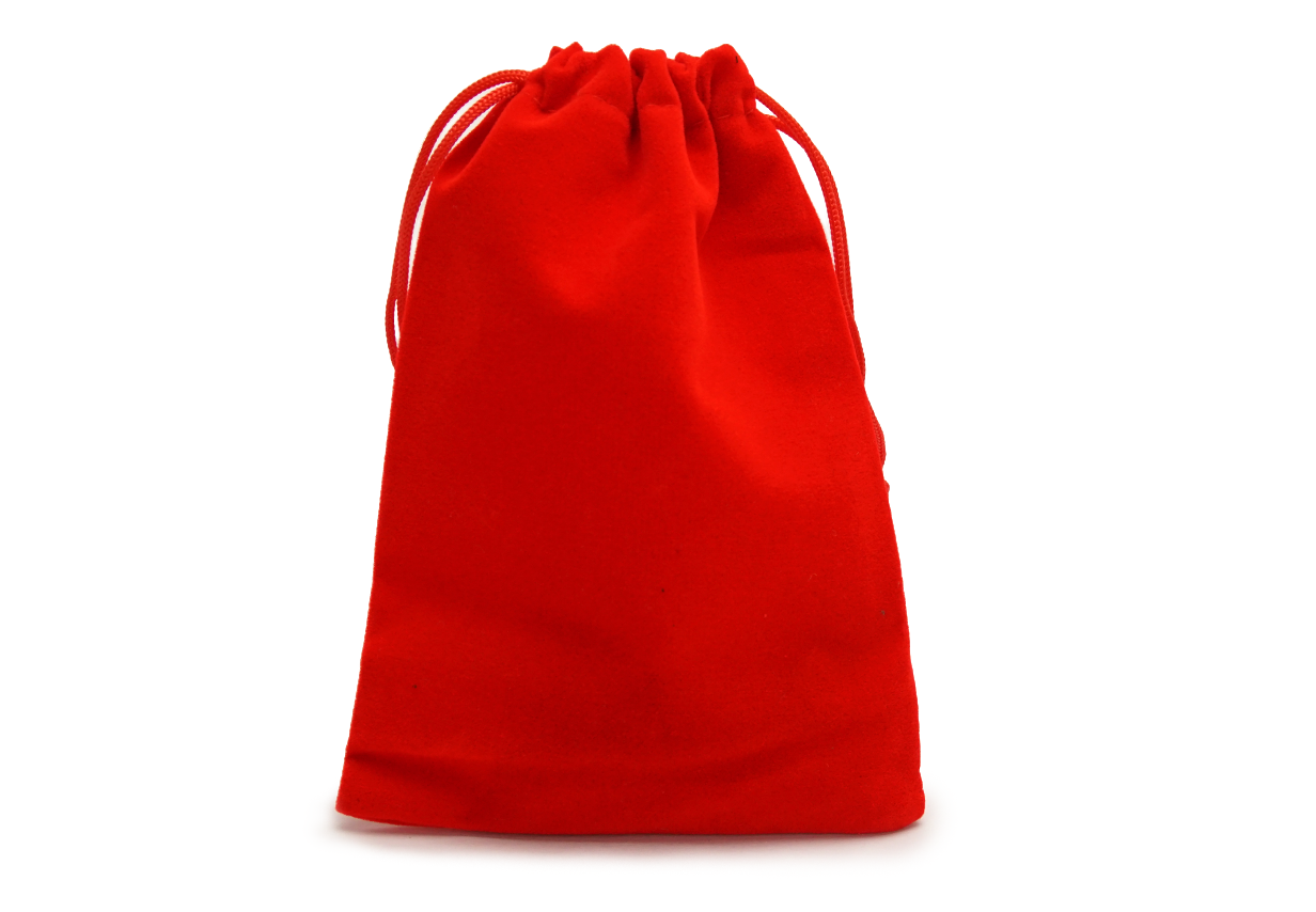 Plain Dice Bag - Red