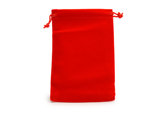 Plain Dice Bag - Red