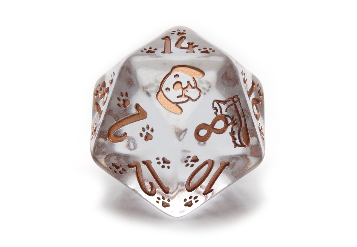 Dogs Dice Set: Bubbles