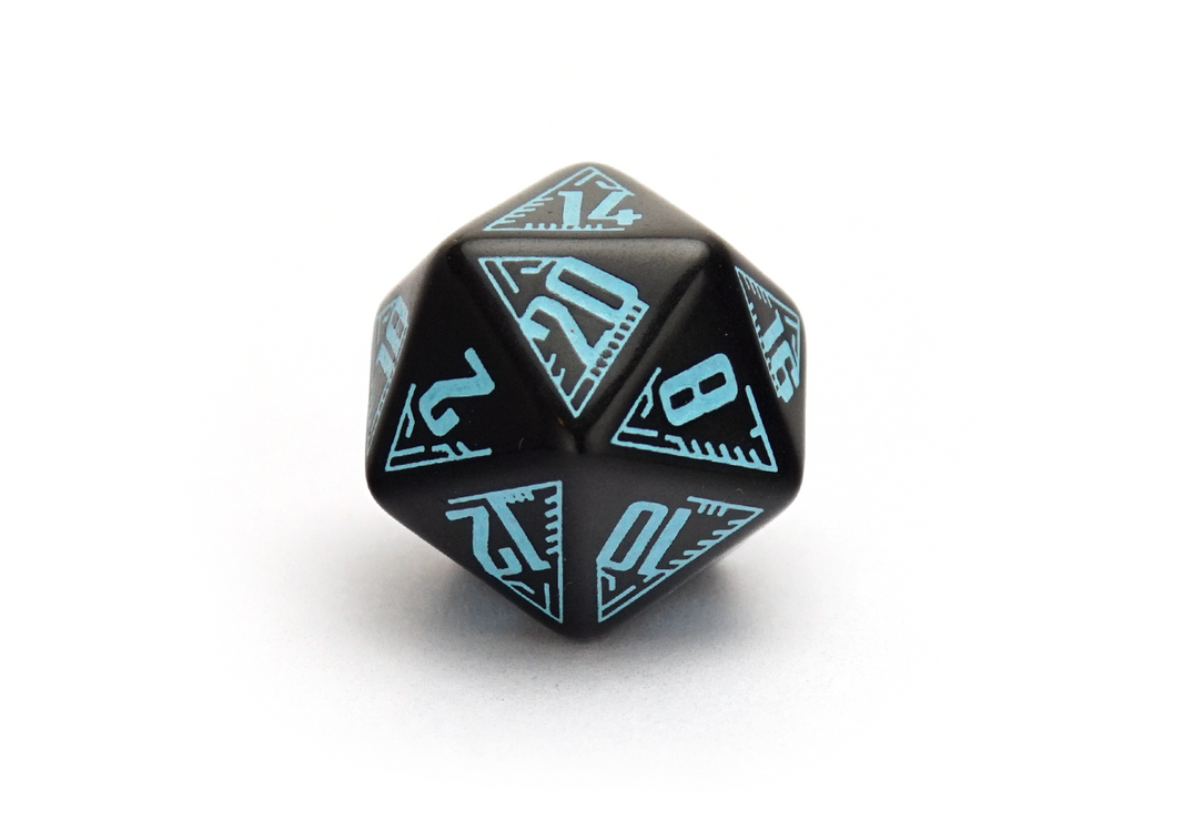 Galactic Dice Set - Black & Blue