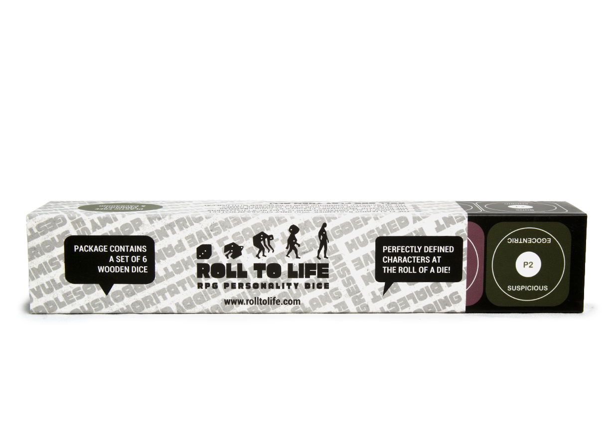 Roll To Life | RPG Personality Dice | Free Shipping | DiceRoll UK