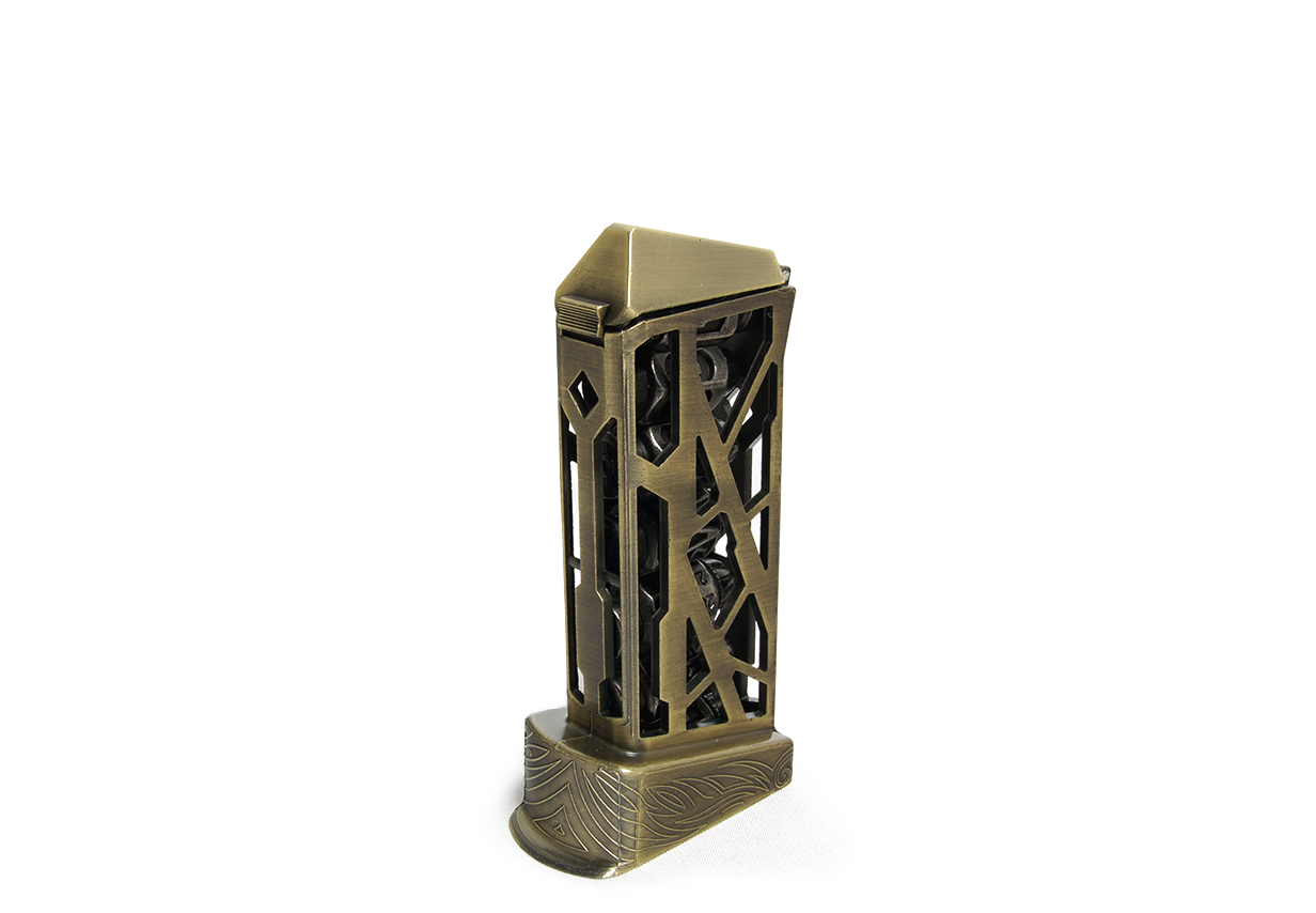 Locked & Loaded Bullet Dice Polyset & Magazine Case