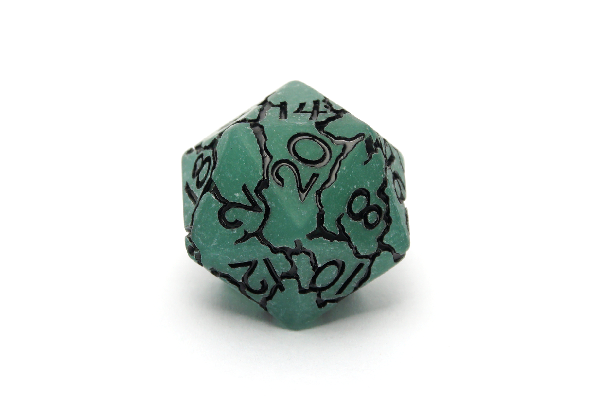 Tectonic Dice | Green & Black
