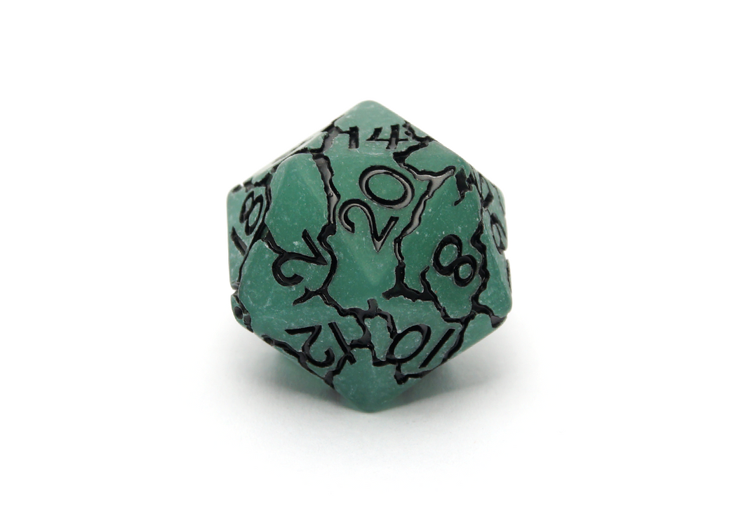 Tectonic Dice | Green & Black