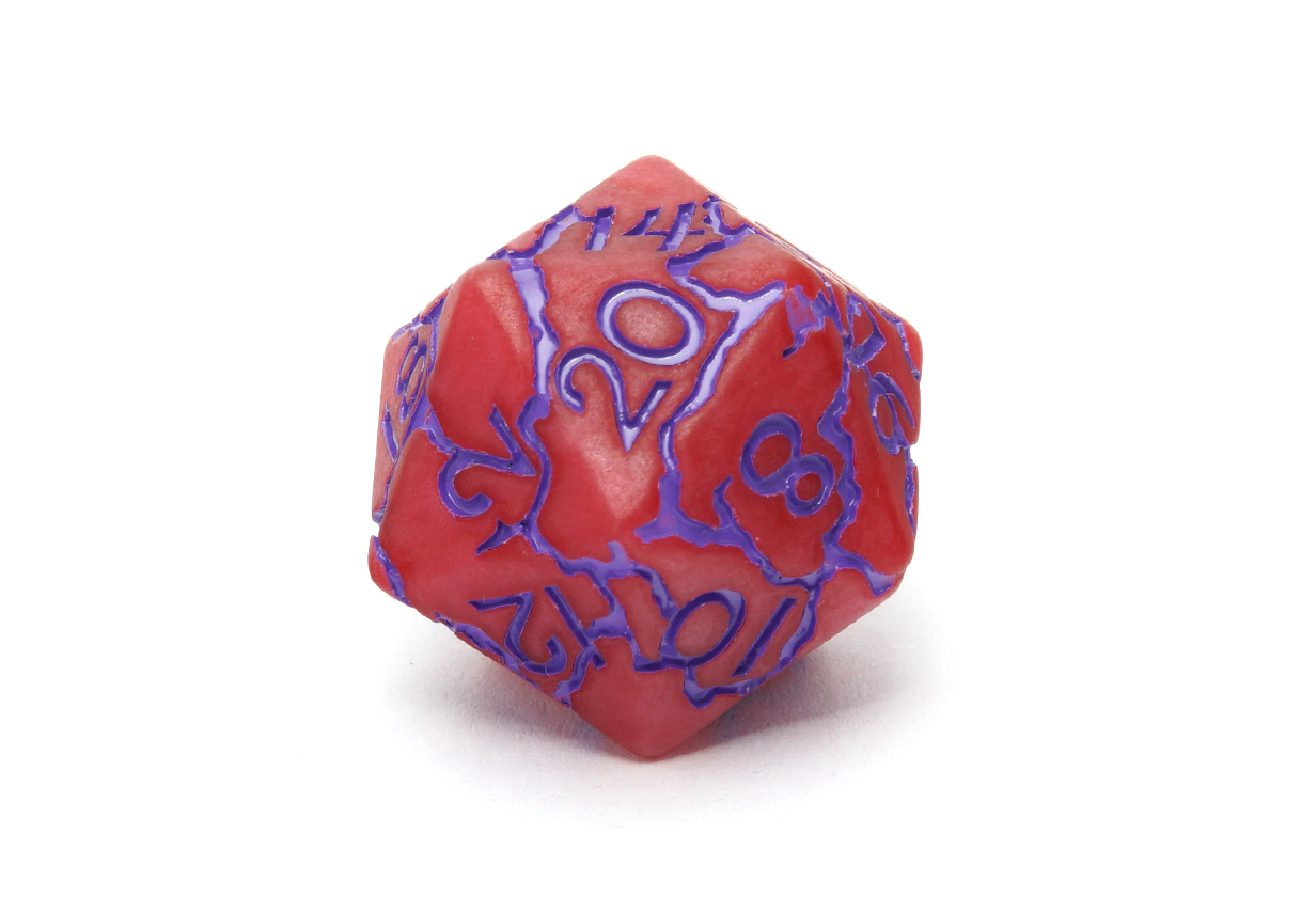 Tectonic Dice | Red & Purple