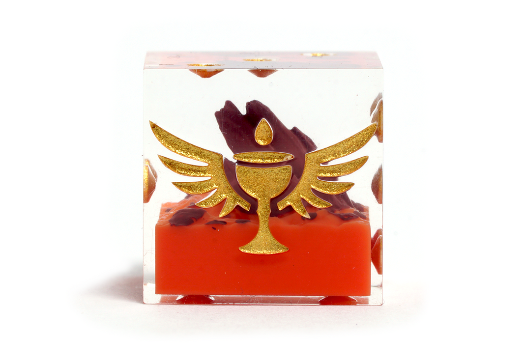 Tiny Realms - Dice Block | 6 x D6 | Desert With Chalice