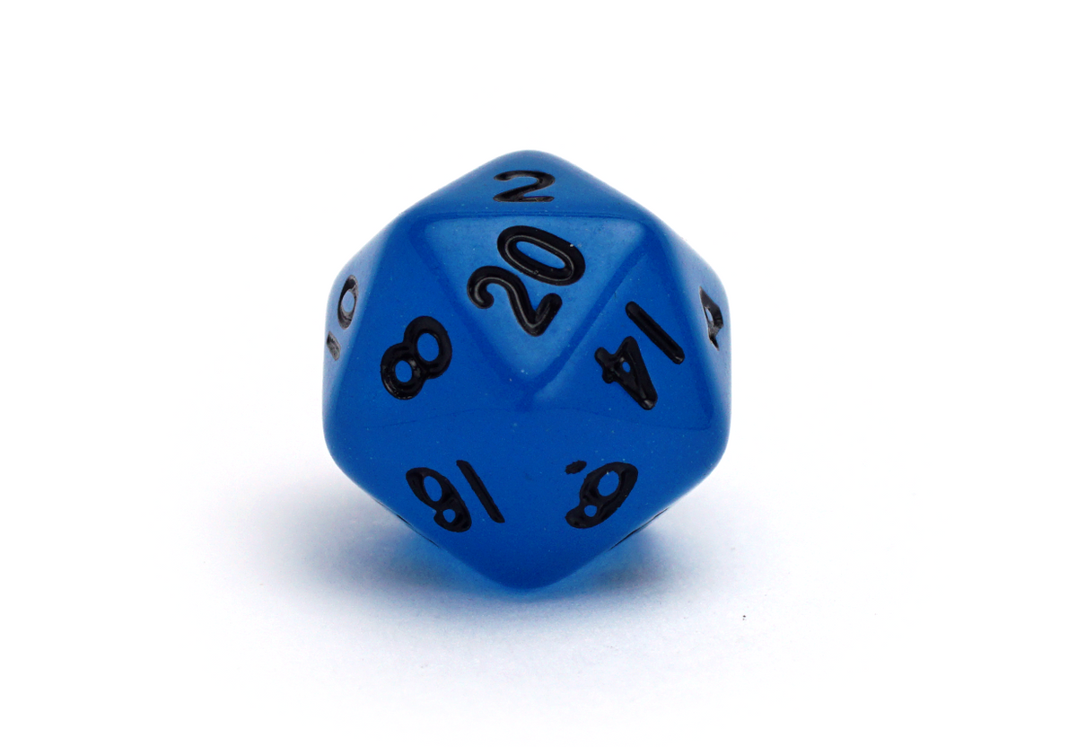 Translucent Dice Mini - Dark Blue | Free & Fast Shipping | DiceRoll UK