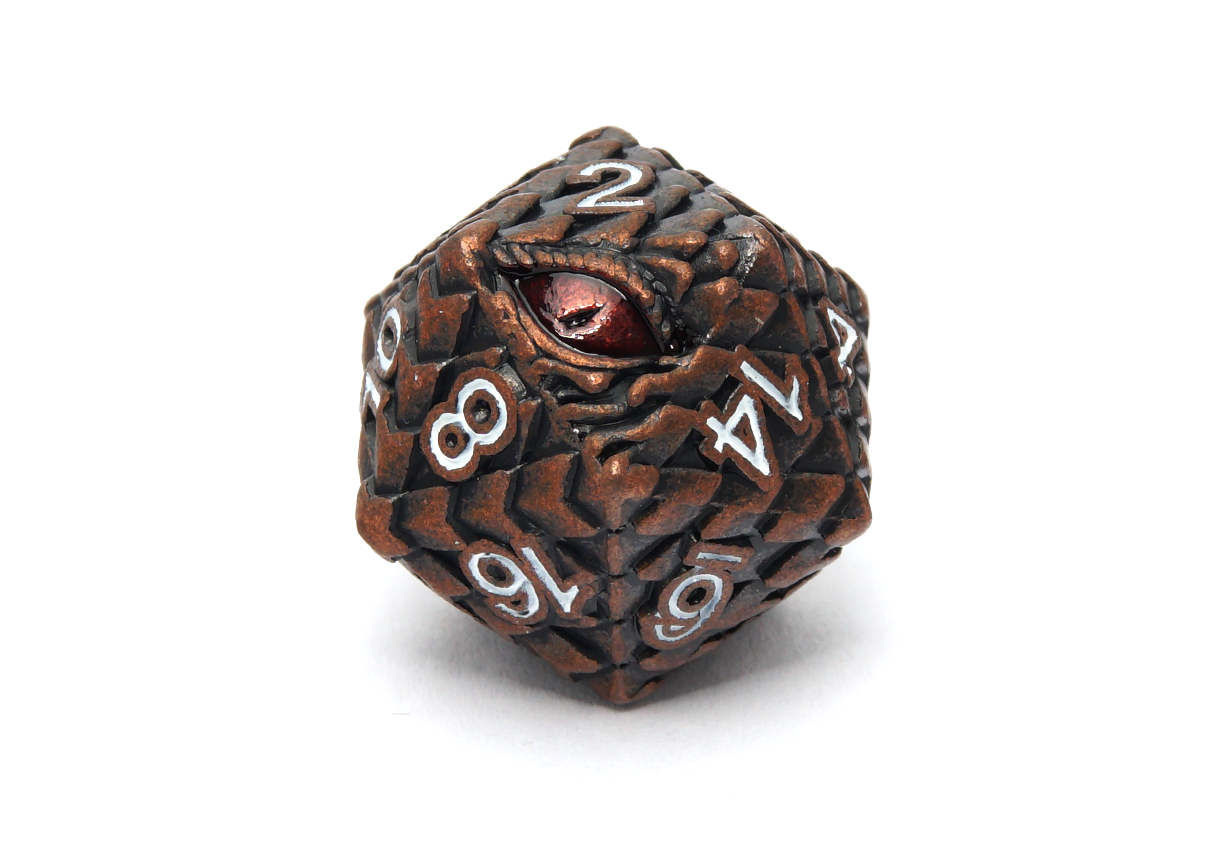 Wall of Scales Dice | Copper