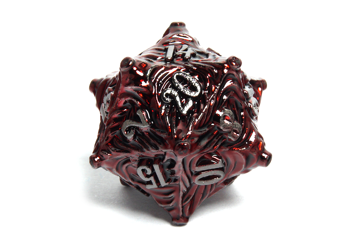 Wormhole Metal Dice | Blood Vortex