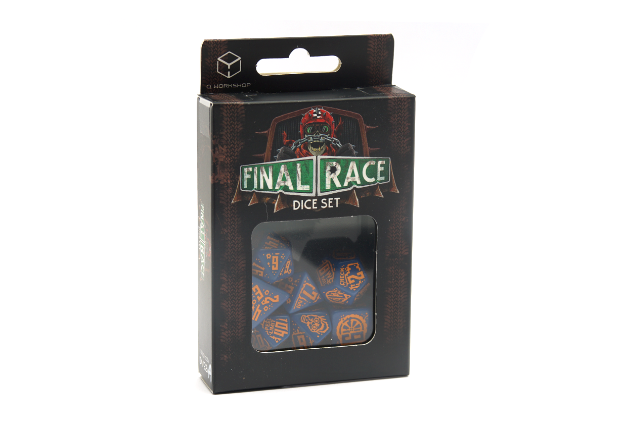 Final Race Blue and Orange Dice: Road Fever Box Front