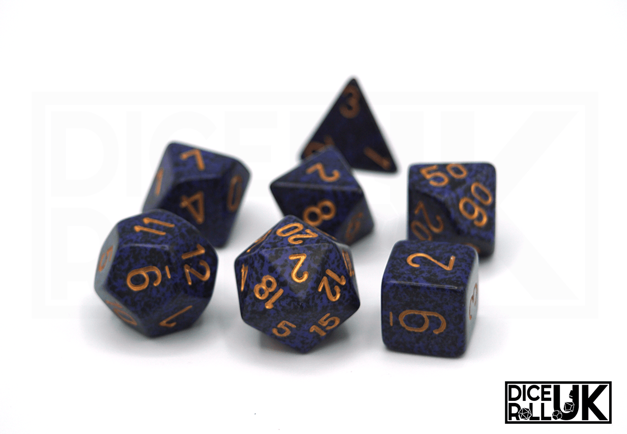 Chessex Speckled | Golden Cobalt Chessex Speckled | Golden Cobalt from DiceRoll UK