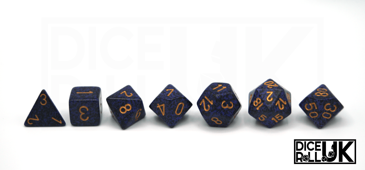 Chessex Speckled | Golden Cobalt Chessex Speckled | Golden Cobalt from DiceRoll UK