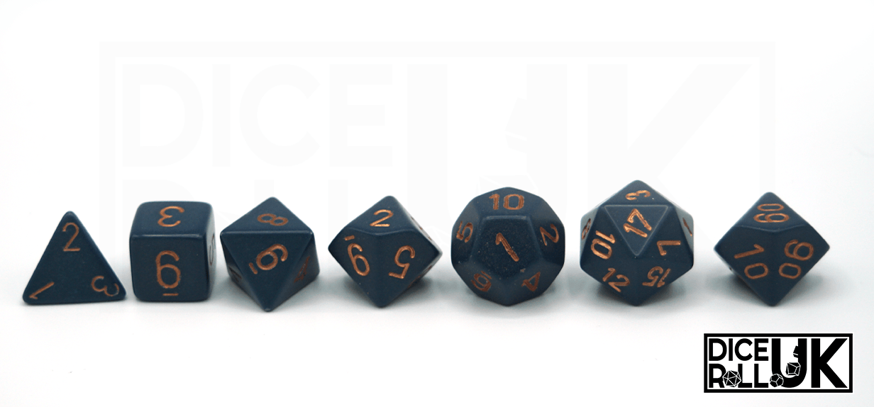 Chessex Opaque | Dusty Blue Chessex Opaque | Dusty Blue from DiceRoll UK