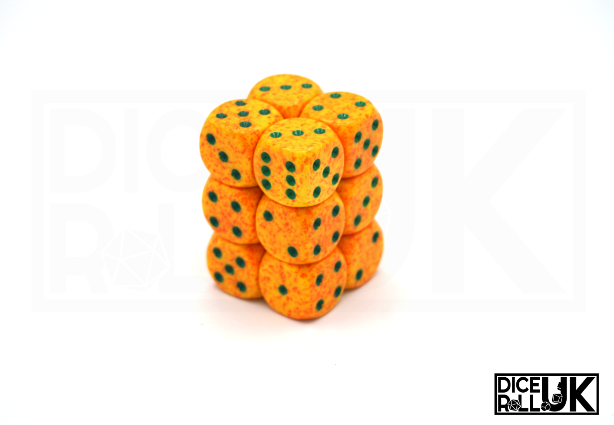 Chessex Speckled | 12x16mm D6 | Lotus Chessex Speckled | 12x16mm D6 | Lotus from DiceRoll UK