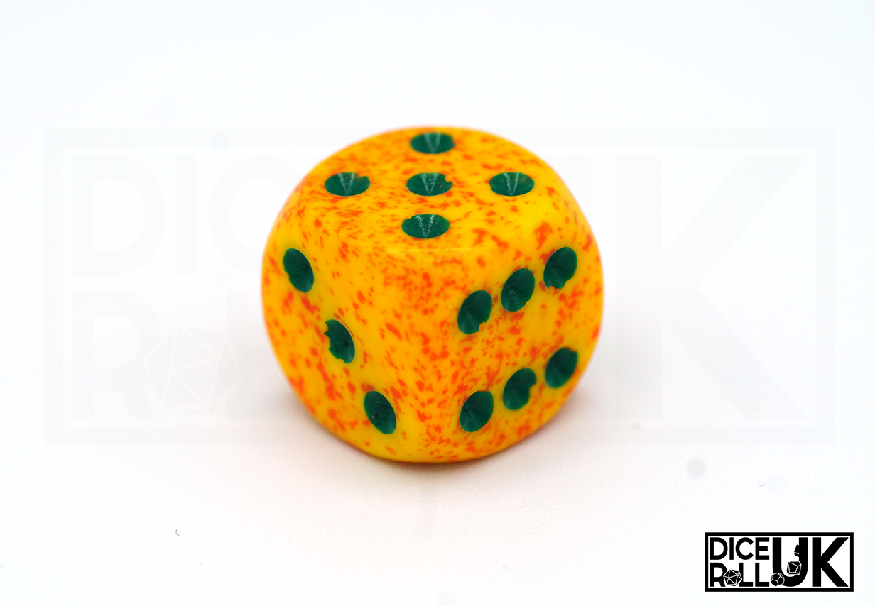Chessex Speckled | 12x16mm D6 | Lotus Chessex Speckled | 12x16mm D6 | Lotus from DiceRoll UK