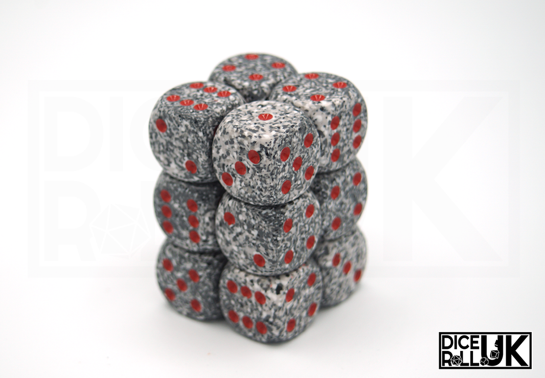 Chessex Speckled | 12x16mm D6 | Granite Chessex Speckled | 12x16mm D6 | Granite from DiceRoll UK